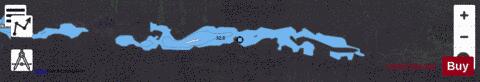 Frog Lakes depth contour Map - i-Boating App - Satellite