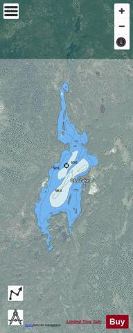 Obo Lake depth contour Map - i-Boating App - Satellite