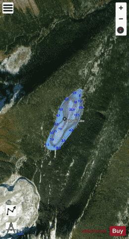 Abruzzi Lake depth contour Map - i-Boating App - Satellite