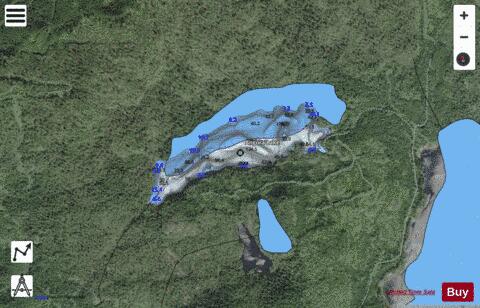 Angora Lake depth contour Map - i-Boating App - Satellite