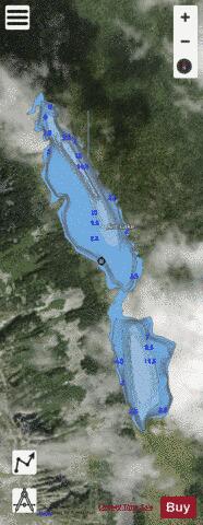 Ant Lake depth contour Map - i-Boating App - Satellite