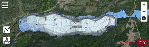 Anzus Lake depth contour Map - i-Boating App - Satellite