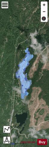 Arlington Lakes depth contour Map - i-Boating App - Satellite