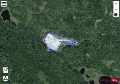 Ballon Lake depth contour Map - i-Boating App - Satellite