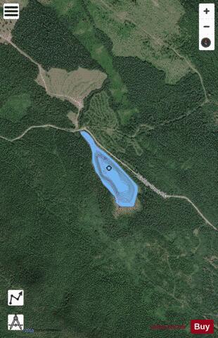 Boswell Lake depth contour Map - i-Boating App - Satellite