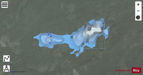 Budd Lake depth contour Map - i-Boating App - Satellite