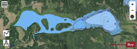 Buffalo Lake depth contour Map - i-Boating App - Satellite