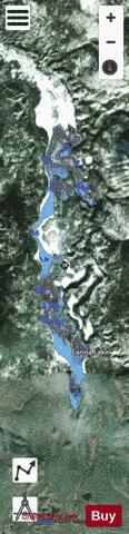 Carina Lake depth contour Map - i-Boating App - Satellite