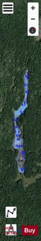 Champion Lake #1 depth contour Map - i-Boating App - Satellite