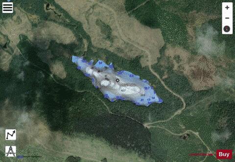 Chisel Lake depth contour Map - i-Boating App - Satellite