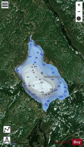 Chudnuslida Lake depth contour Map - i-Boating App - Satellite