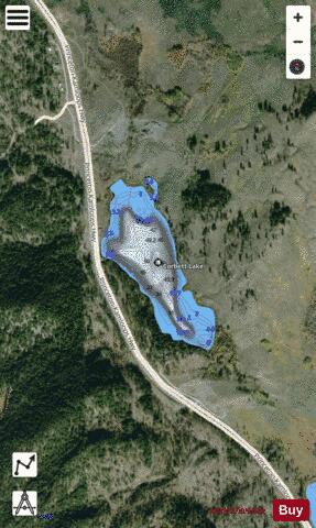 Corbett Lake depth contour Map - i-Boating App - Satellite
