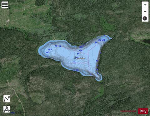 Enz Lake depth contour Map - i-Boating App - Satellite