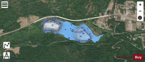 Erie Lake depth contour Map - i-Boating App - Satellite