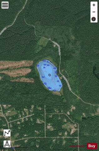 Ferguson Lake depth contour Map - i-Boating App - Satellite