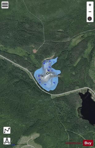 St. Francis Lake depth contour Map - i-Boating App - Satellite