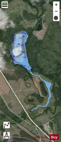 Gataiga Lake depth contour Map - i-Boating App - Satellite