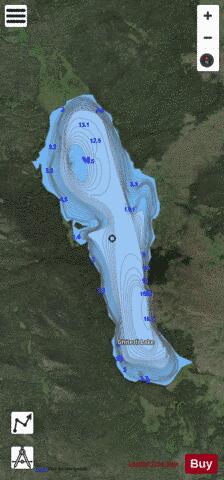 Ghitezli Lake depth contour Map - i-Boating App - Satellite