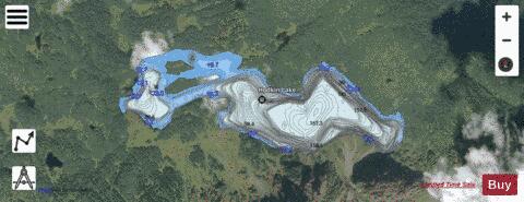 Hodkin Lake depth contour Map - i-Boating App - Satellite
