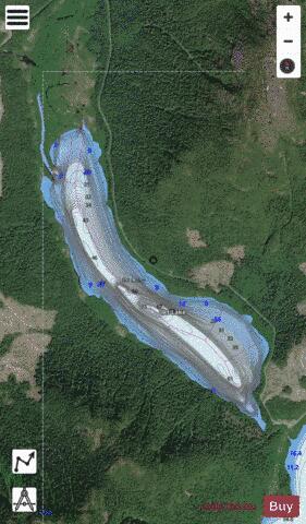 Ikt Lake depth contour Map - i-Boating App - Satellite