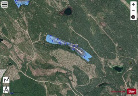 Jade Lake depth contour Map - i-Boating App - Satellite
