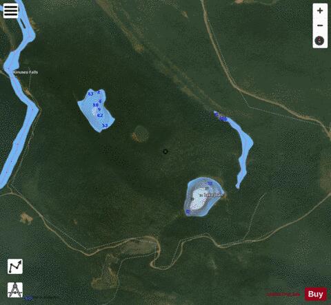 Jade Lake No 1 3 depth contour Map - i-Boating App - Satellite
