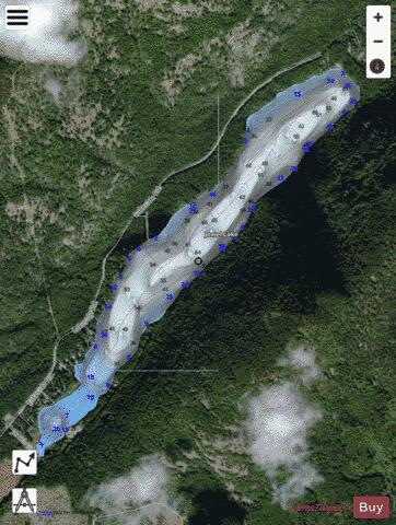 Jewel Lake depth contour Map - i-Boating App - Satellite