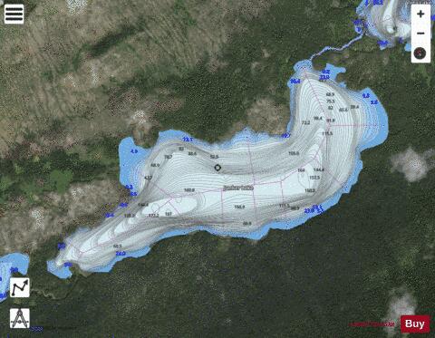 Junker Lake depth contour Map - i-Boating App - Satellite