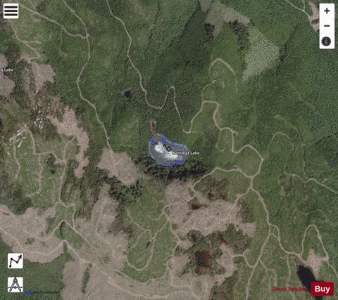Kammat Lake depth contour Map - i-Boating App - Satellite