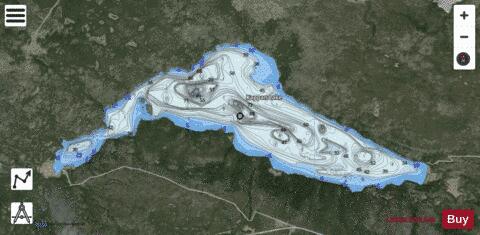 Kappan Lake depth contour Map - i-Boating App - Satellite