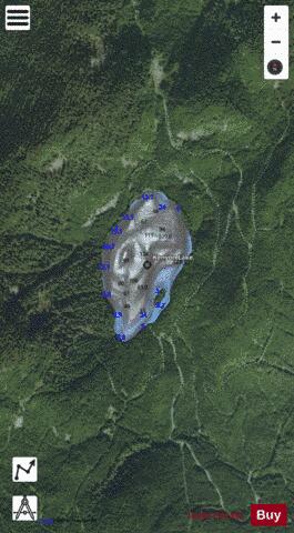 Kenyon Lake depth contour Map - i-Boating App - Satellite