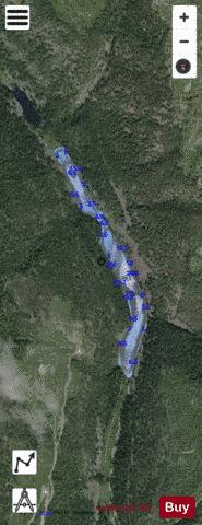 Kiakho Lakes depth contour Map - i-Boating App - Satellite