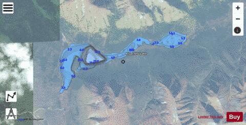 Kluachesi Lake depth contour Map - i-Boating App - Satellite