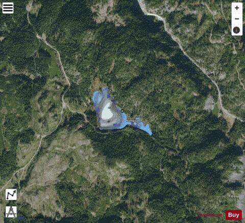 Kump Lake depth contour Map - i-Boating App - Satellite