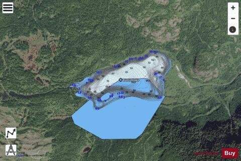 Kunlin Lake depth contour Map - i-Boating App - Satellite