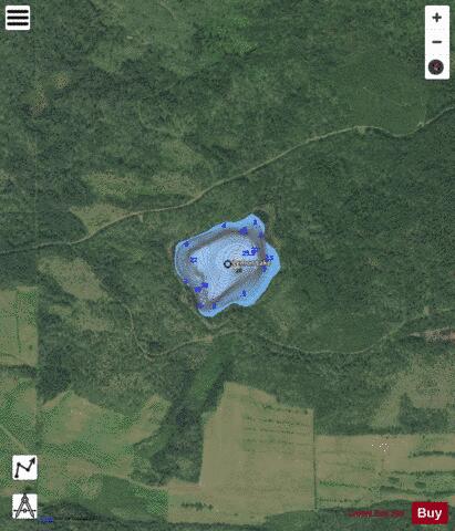 Lemon Lake depth contour Map - i-Boating App - Satellite