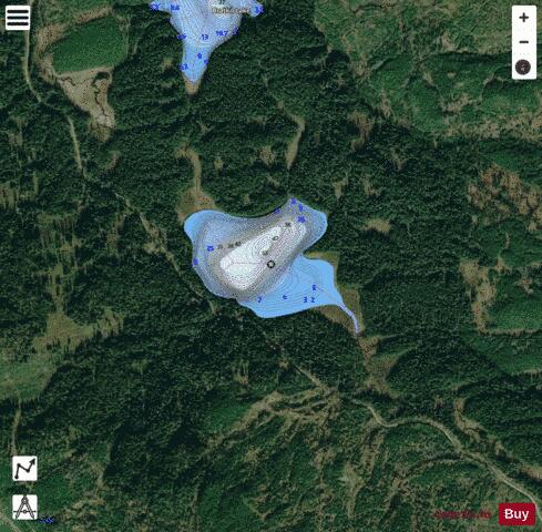 Limestone Lake depth contour Map - i-Boating App - Satellite