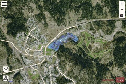 Logan Lake depth contour Map - i-Boating App - Satellite