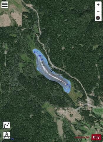 Lower Lake depth contour Map - i-Boating App - Satellite