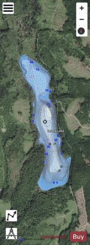 Lowry Lake depth contour Map - i-Boating App - Satellite