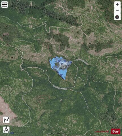Maid Lake depth contour Map - i-Boating App - Satellite