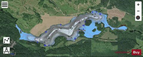 McCauley Lake depth contour Map - i-Boating App - Satellite