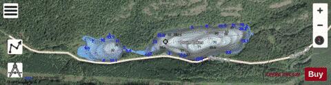 Drum (Mud) Lake depth contour Map - i-Boating App - Satellite