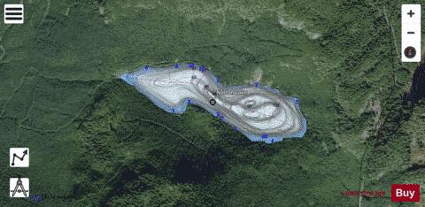 Norton Lake depth contour Map - i-Boating App - Satellite