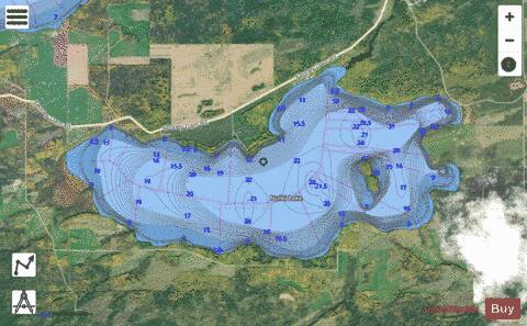 Nulki Lake depth contour Map - i-Boating App - Satellite
