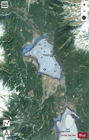 Nuttlude Lake depth contour Map - i-Boating App - Satellite