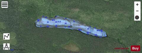 Patenaude Lake depth contour Map - i-Boating App - Satellite