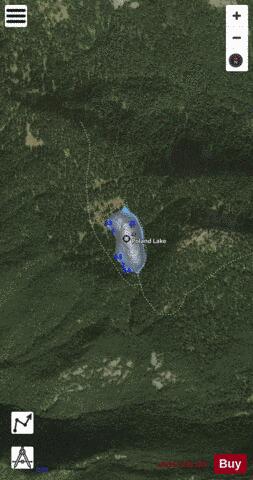 Poland Lake depth contour Map - i-Boating App - Satellite