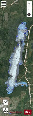 Puntataenkut Lake depth contour Map - i-Boating App - Satellite