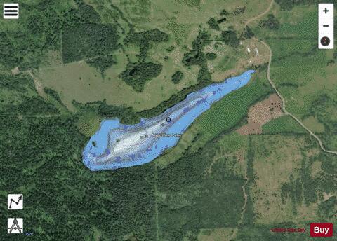 Ratdam Lake depth contour Map - i-Boating App - Satellite
